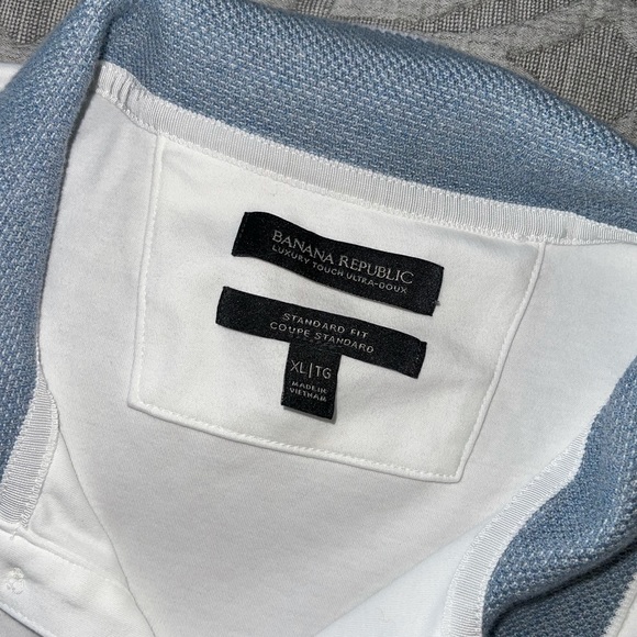 MENS BANANA REPUBLIC LUXURY POLO - Picture 3 of 3